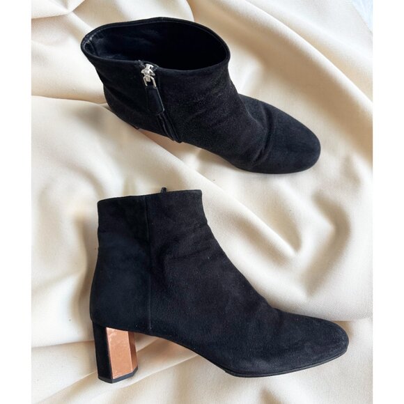 Prada Suede Ankle Boots, size 38.5 (fits like 8) - Picture 3 of 8
